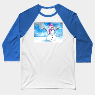 Let's build a Snowman Baseball T-Shirt